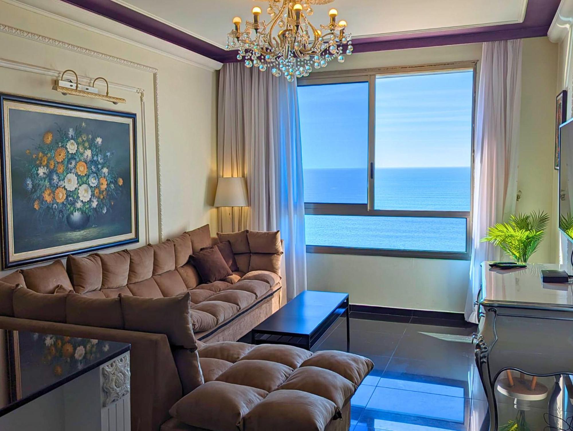 Almog Beach Apartments מגדלי חוף הכרמל חיפה Екстериор снимка